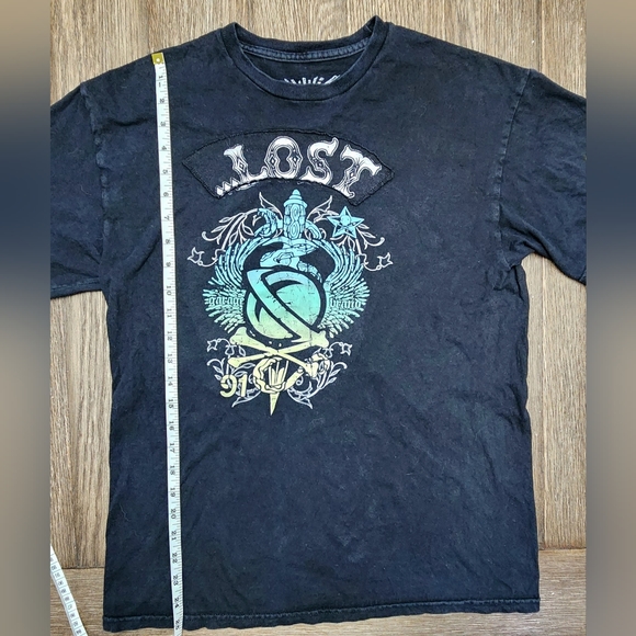 Lost Enterprises surf / skateboard Y2K Men's T shirt Size Medium - Picture 5 of 7